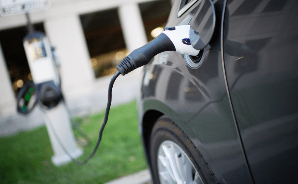 Solar Power Station for EV Charging featuring