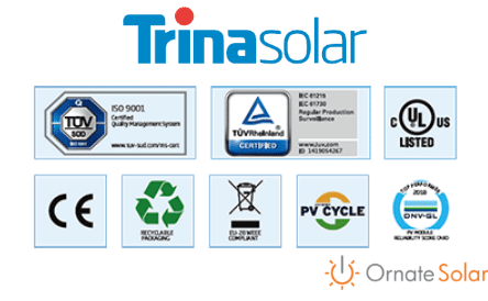 Trina Solar Certifications