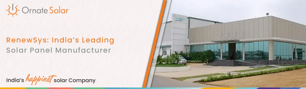 RenewSys Solar Panels Price in India, 2023