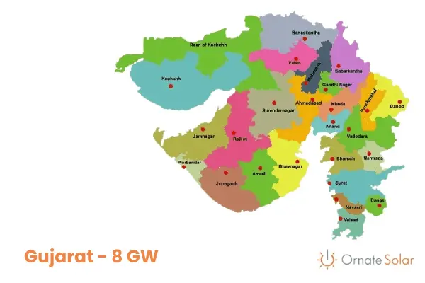 Gujarat's Solar Capacity- 6.3 GW