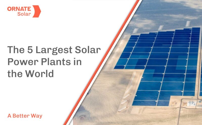 Top 5 Largest Solar Power Plants in the World (2024)