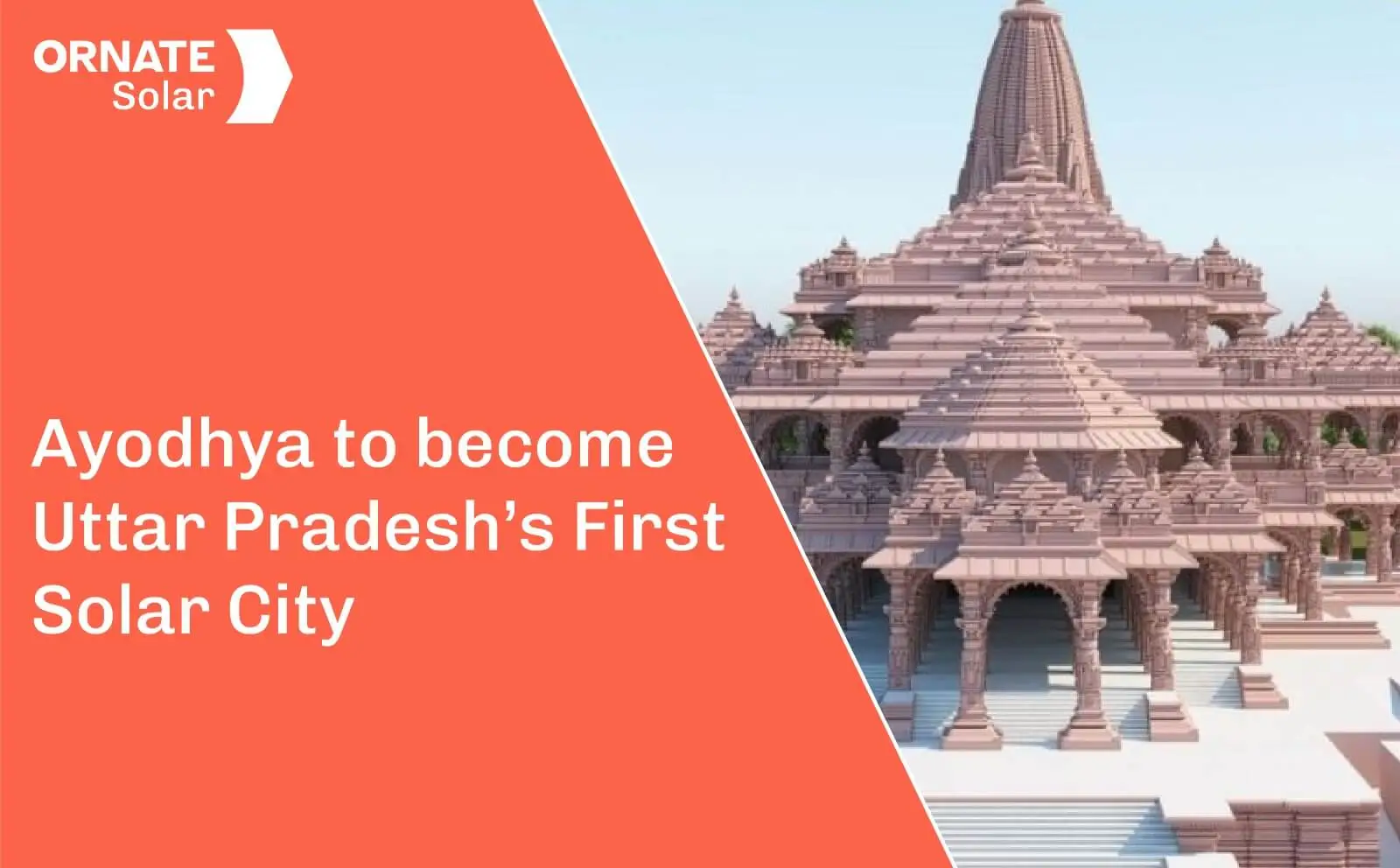 Ayodhya to become Uttar Pradesh’s First Solar City