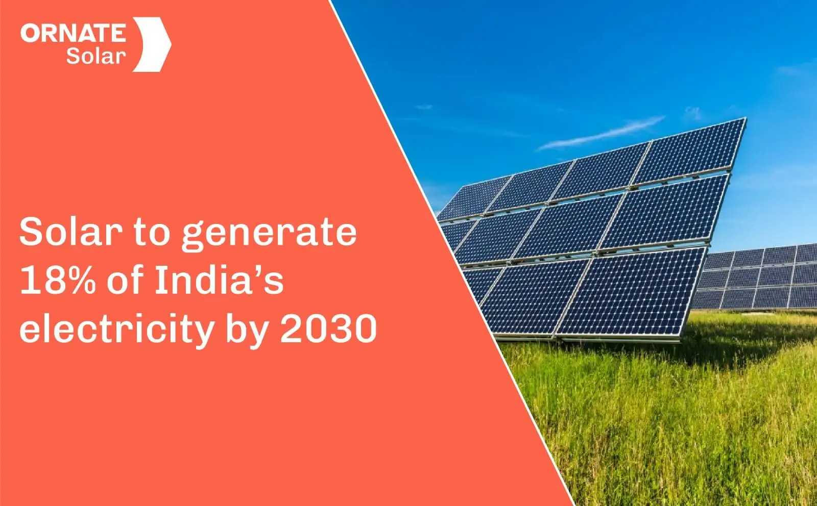 Solar to generate 18% of India’s electricity by 2030