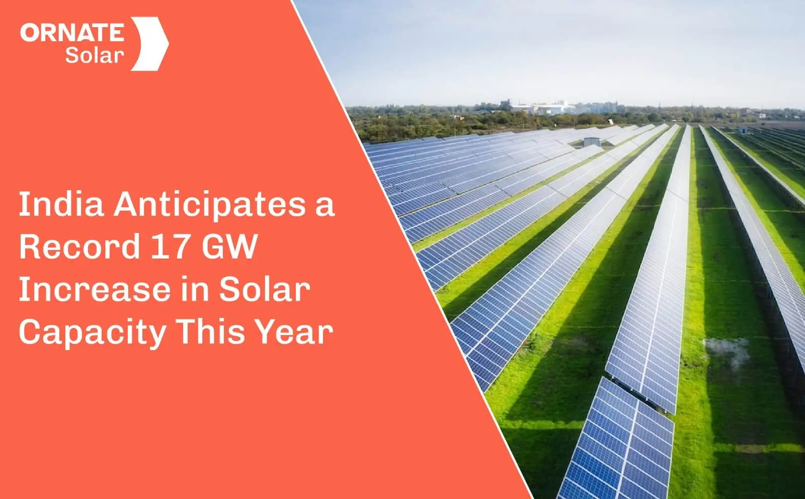 India Anticipates a Record 17 GW Increase in Solar Capacity This Year