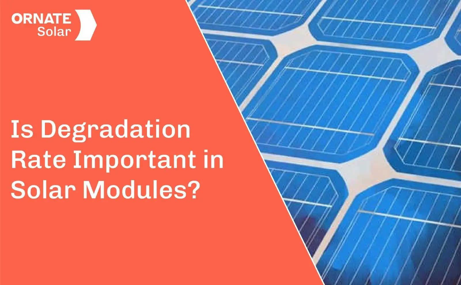 Is Degradation Rate Important in Solar Modules?