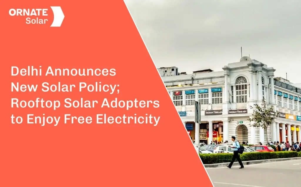 Delhi Unveils New Solar Policy