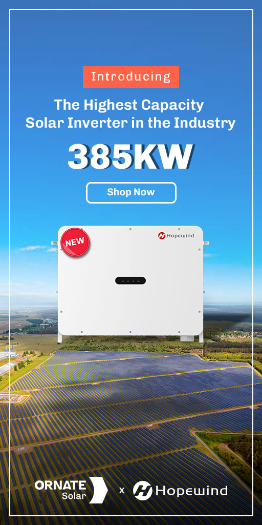 Hopewind inverter for ground mounted solar projects