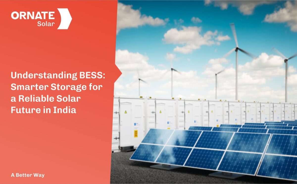 Battery Energy Storage Solution in India for Reliable Solar Power