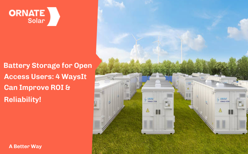 BESS allows consumers to store excess solar power that isn’t used immediately and discharge it later.