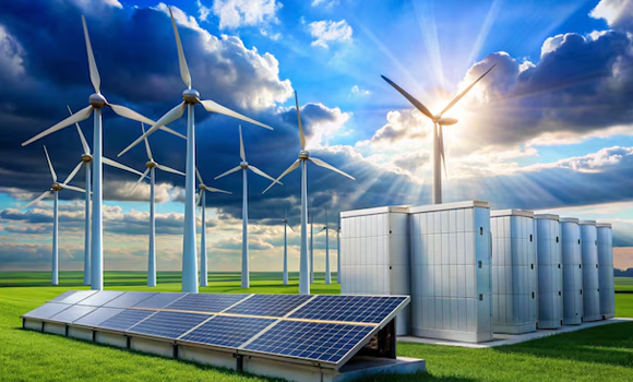 Wind-solar hybrid project with battery energy storage in Bihar grid infrastructure