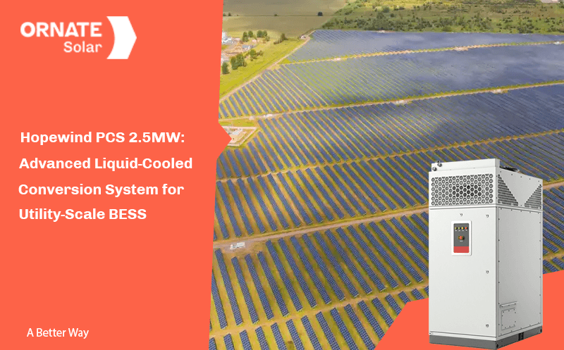 Hopewind PCS 2.5MW: Advanced Liquid-Cooled Power Conversion System for Utility-Scale BESS