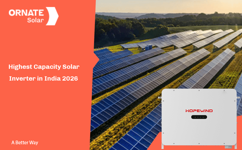 Highest Capacity String Inverter in Indi